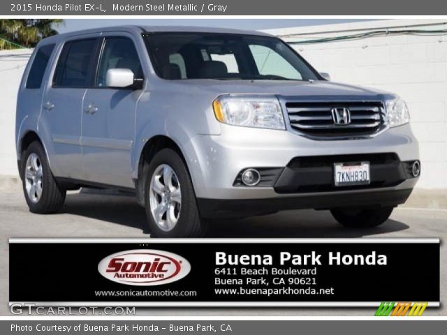 2015 Honda Pilot EX-L in Modern Steel Metallic