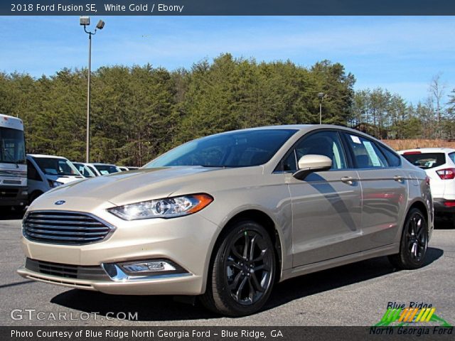 2018 Ford Fusion SE in White Gold