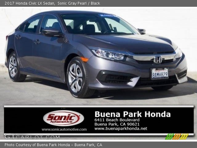 2017 Honda Civic LX Sedan in Sonic Gray Pearl