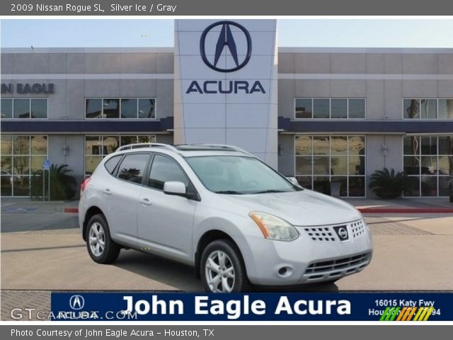 2009 Nissan Rogue SL in Silver Ice