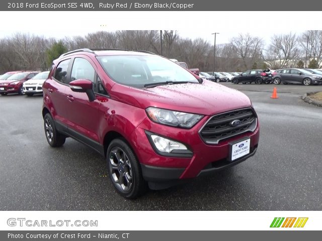 2018 Ford EcoSport SES 4WD in Ruby Red