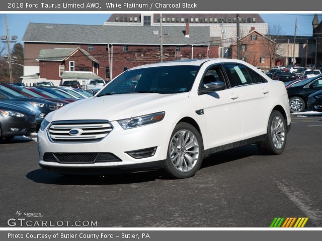 2018 Ford Taurus Limited AWD in White Platinum