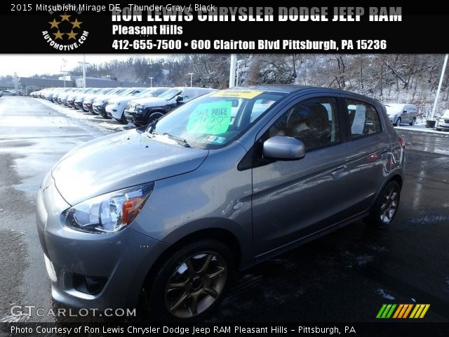 2015 Mitsubishi Mirage DE in Thunder Gray