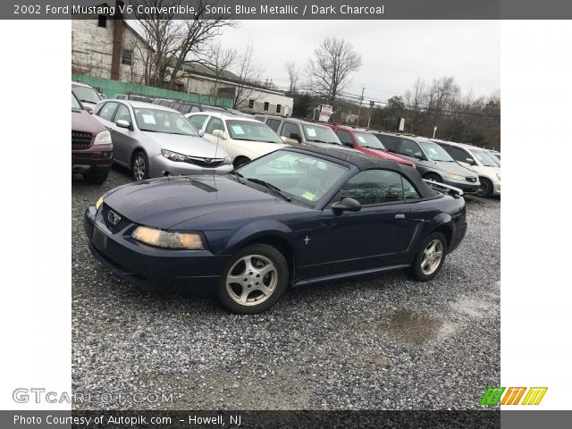 2002 Ford Mustang V6 Convertible in Sonic Blue Metallic