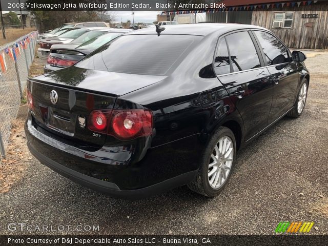 2008 Volkswagen Jetta Wolfsburg Edition Sedan in Black