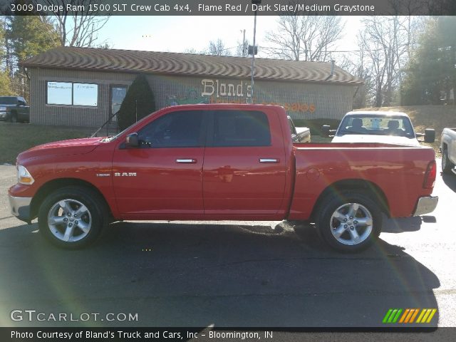 2009 Dodge Ram 1500 SLT Crew Cab 4x4 in Flame Red