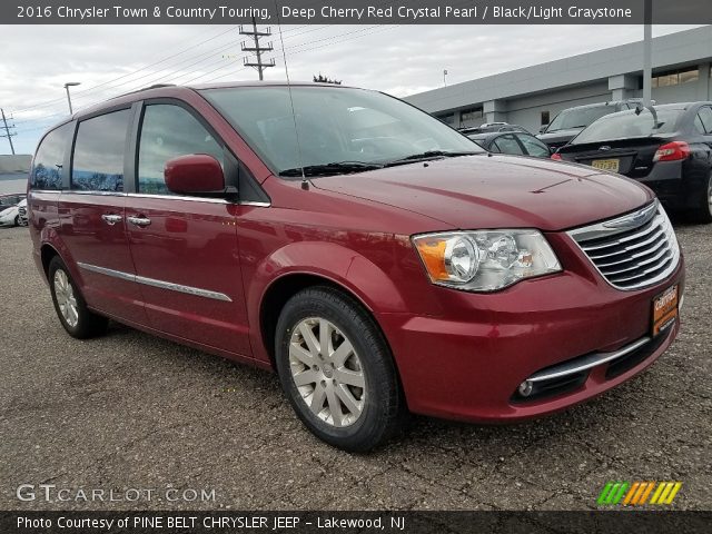 2016 Chrysler Town & Country Touring in Deep Cherry Red Crystal Pearl