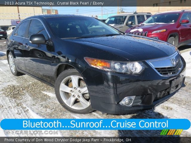 2013 Acura TSX Technology in Crystal Black Pearl