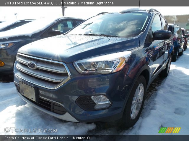 2018 Ford Escape SEL 4WD in Blue Metallic