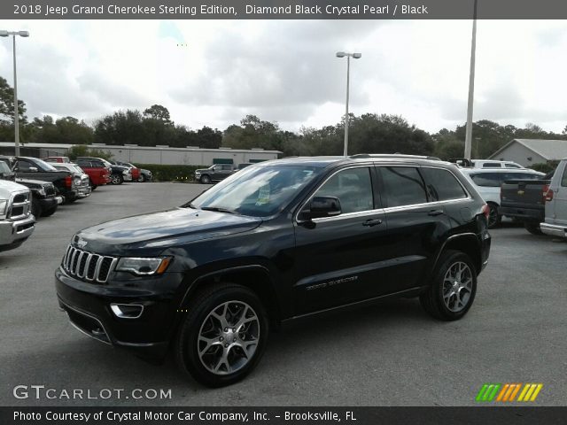2018 Jeep Grand Cherokee Sterling Edition in Diamond Black Crystal Pearl
