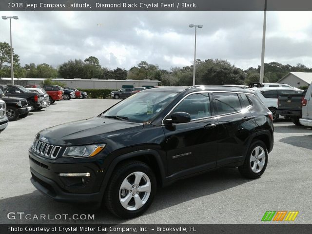 2018 Jeep Compass Latitude in Diamond Black Crystal Pearl