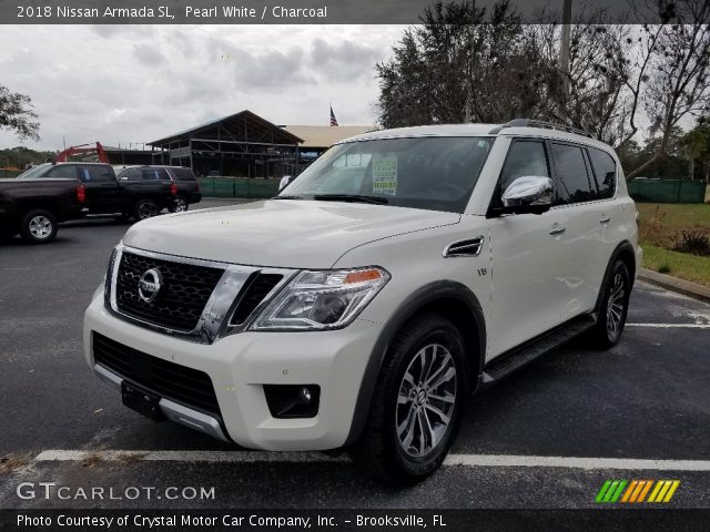 2018 Nissan Armada SL in Pearl White