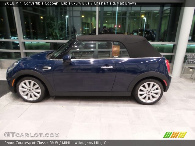 2018 Mini Convertible Cooper in Lapisluxury Blue