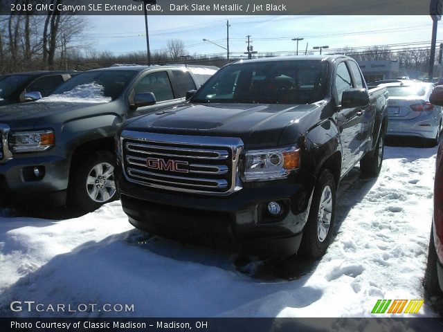 2018 GMC Canyon SLE Extended Cab in Dark Slate Metallic