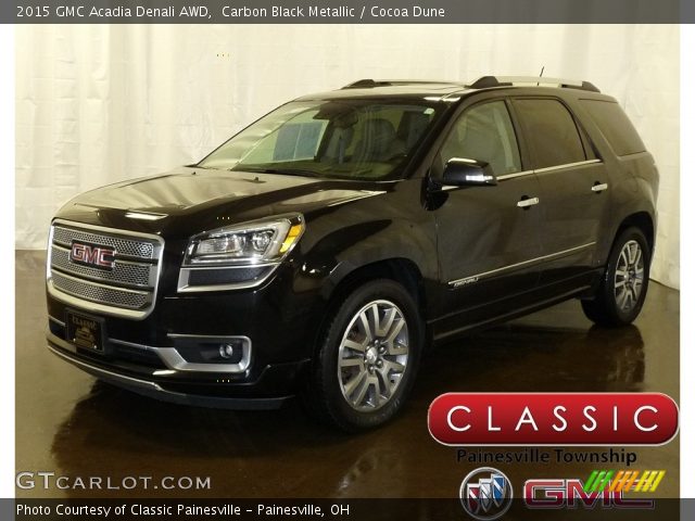 2015 GMC Acadia Denali AWD in Carbon Black Metallic
