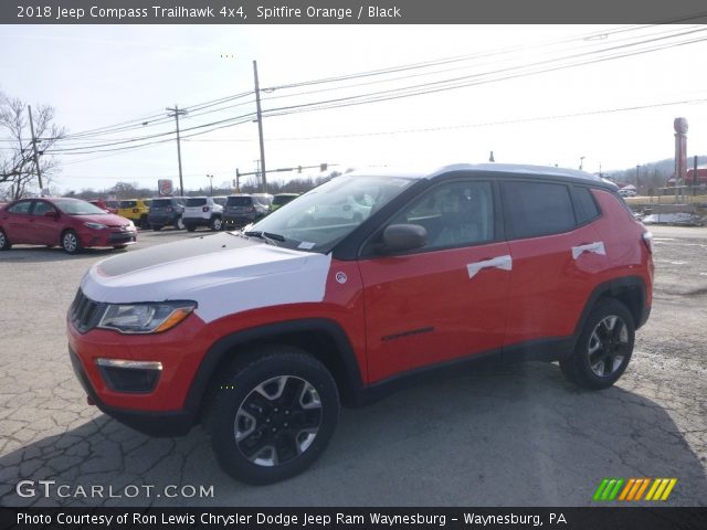2018 Jeep Compass Trailhawk 4x4 in Spitfire Orange