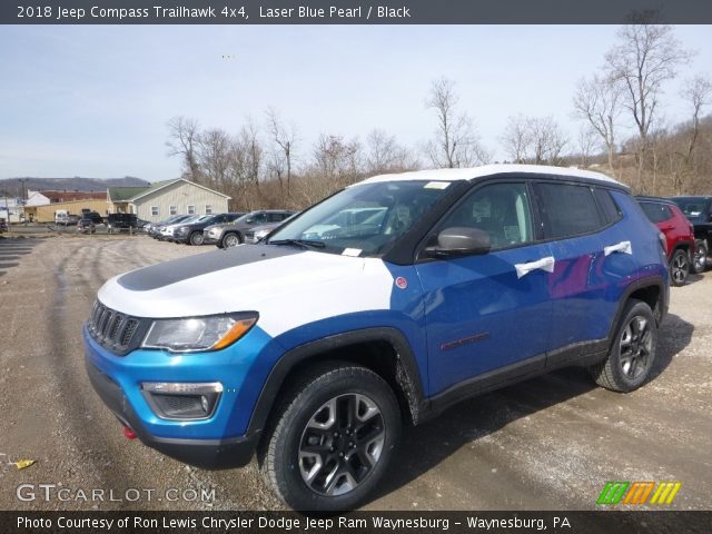 2018 Jeep Compass Trailhawk 4x4 in Laser Blue Pearl