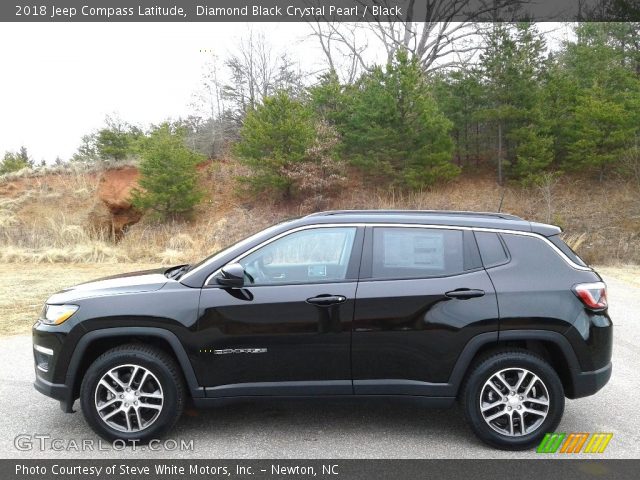 2018 Jeep Compass Latitude in Diamond Black Crystal Pearl