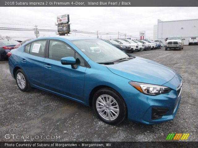 2018 Subaru Impreza 2.0i Premium 4-Door in Island Blue Pearl