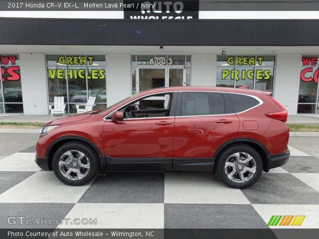 2017 Honda CR-V EX-L in Molten Lava Pearl