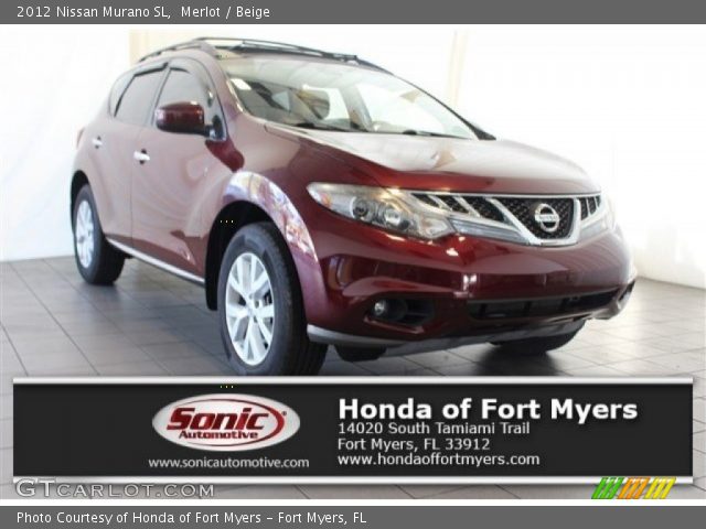 2012 Nissan Murano SL in Merlot