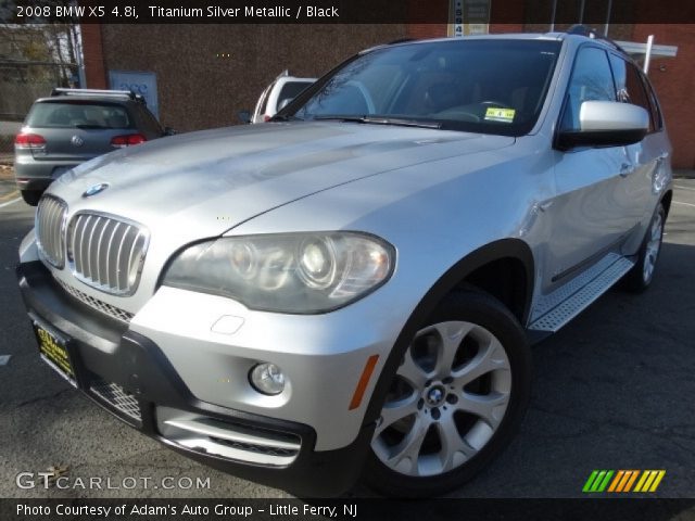 2008 BMW X5 4.8i in Titanium Silver Metallic