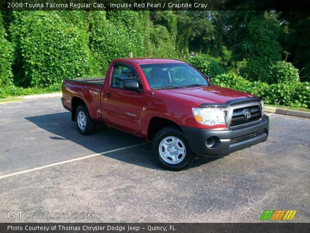 2008 Toyota Tacoma Regular Cab in Impulse Red Pearl
