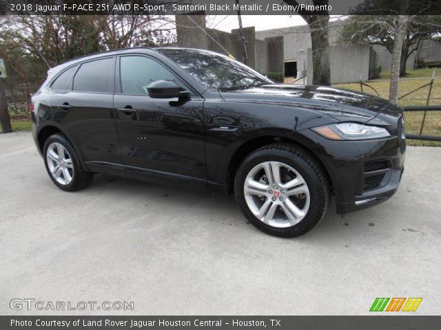 2018 Jaguar F-PACE 25t AWD R-Sport in Santorini Black Metallic