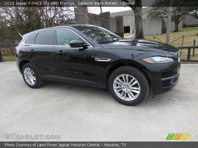 2018 Jaguar F-PACE 25t AWD Prestige in Santorini Black Metallic