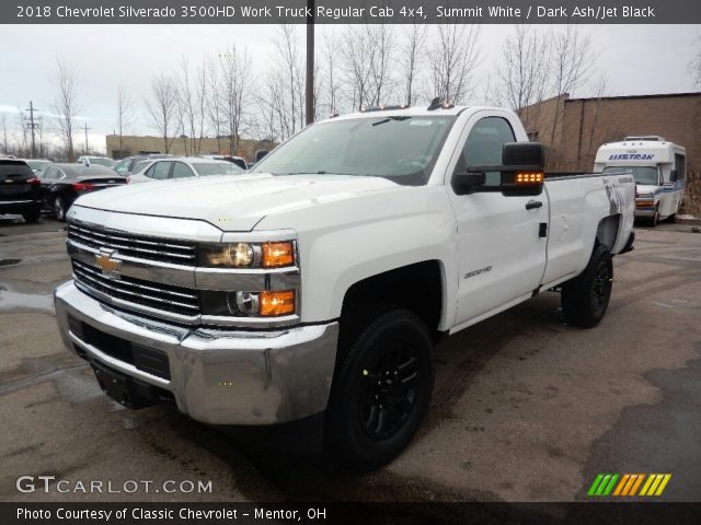 2018 Chevrolet Silverado 3500HD Work Truck Regular Cab 4x4 in Summit White