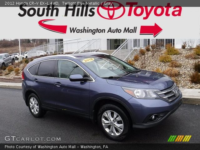 2012 Honda CR-V EX-L 4WD in Twilight Blue Metallic