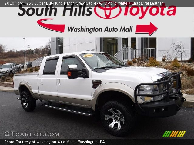 2010 Ford F250 Super Duty King Ranch Crew Cab 4x4 in Oxford White