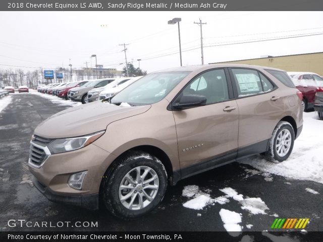 2018 Chevrolet Equinox LS AWD in Sandy Ridge Metallic