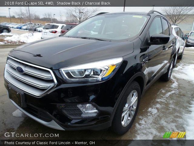 2018 Ford Escape SEL 4WD in Shadow Black