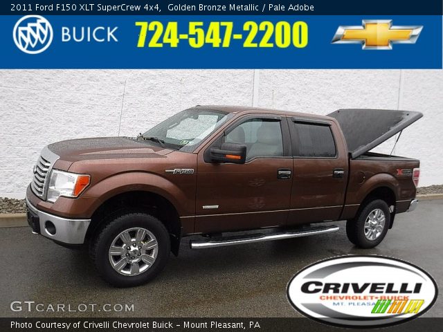 2011 Ford F150 XLT SuperCrew 4x4 in Golden Bronze Metallic