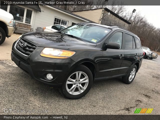 2010 Hyundai Santa Fe SE in Harbor Gray Metallic