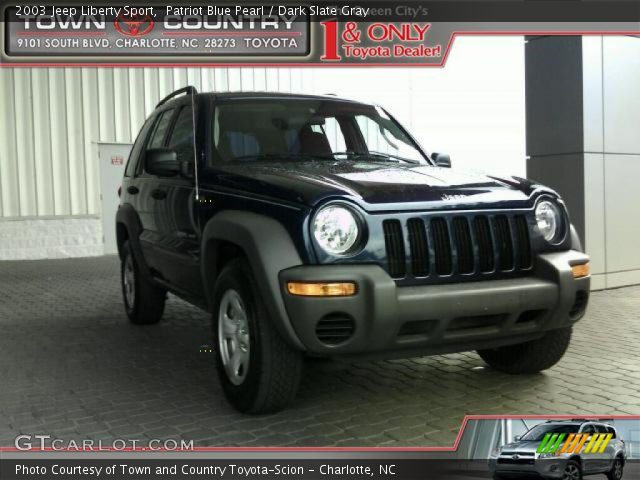 2003 Jeep Liberty Sport in Patriot Blue Pearl