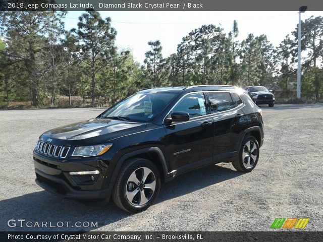 2018 Jeep Compass Latitude in Diamond Black Crystal Pearl