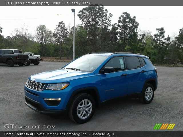 2018 Jeep Compass Sport in Laser Blue Pearl