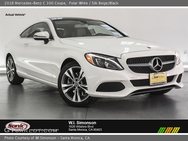 2018 Mercedes-Benz C 300 Coupe in Polar White