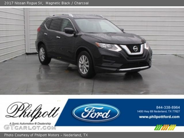 2017 Nissan Rogue SV in Magnetic Black