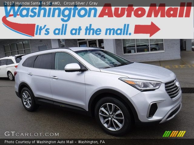 2017 Hyundai Santa Fe SE AWD in Circuit Silver