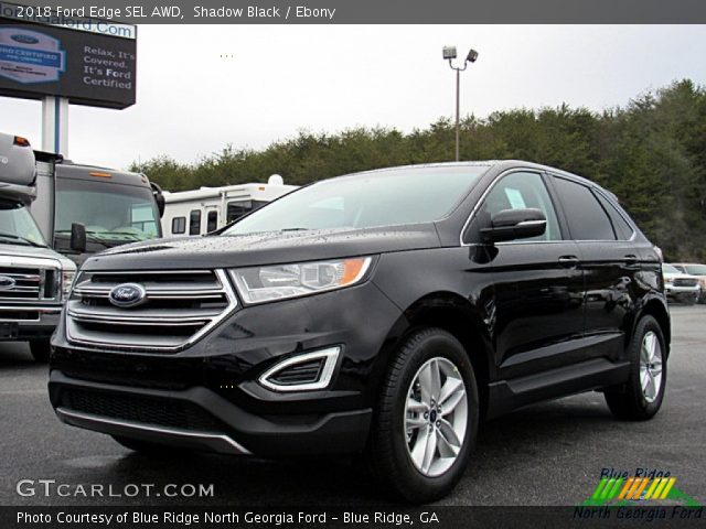 2018 Ford Edge SEL AWD in Shadow Black