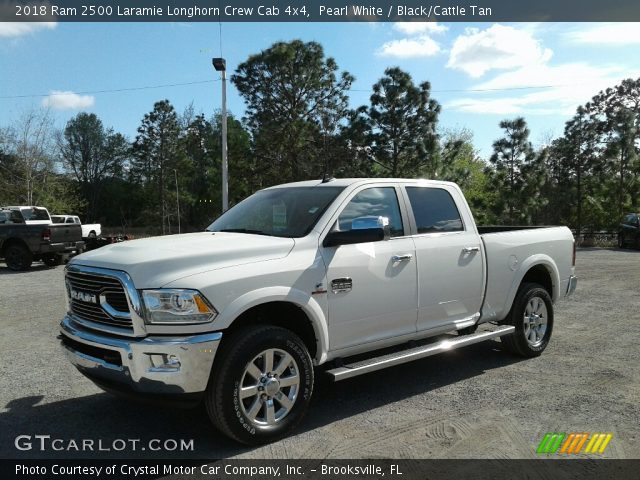 2018 Ram 2500 Laramie Longhorn Crew Cab 4x4 in Pearl White