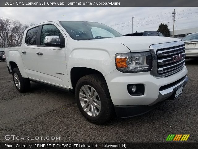 2017 GMC Canyon SLT Crew Cab in Summit White