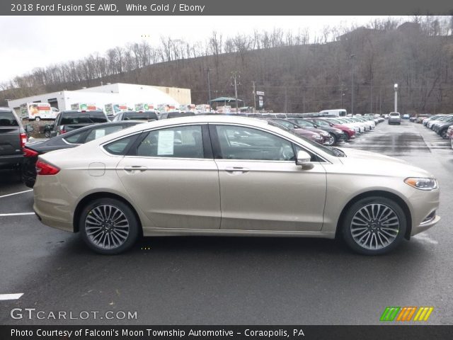 2018 Ford Fusion SE AWD in White Gold