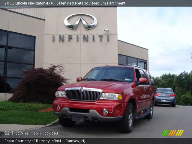 2001 Lincoln Navigator 4x4 in Laser Red Metallic