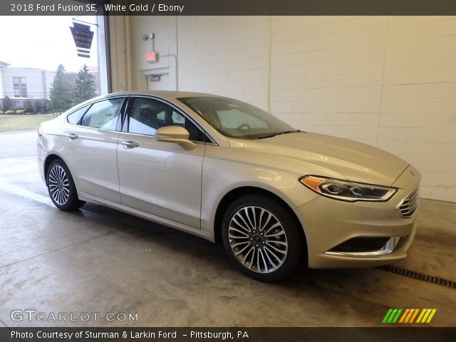 2018 Ford Fusion SE in White Gold
