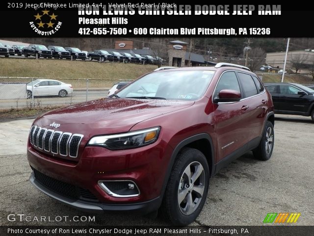 2019 Jeep Cherokee Limited 4x4 in Velvet Red Pearl