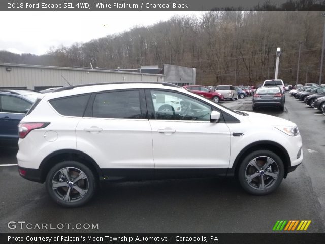 2018 Ford Escape SEL 4WD in White Platinum